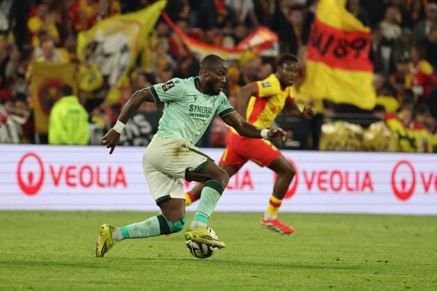 FOOTBALL : RC Lens vs FC Nantes - Ligue 1 J33 - 08 05 2026 Ignatius GANAGO (FC Nantes) lors du match RC Lens vs FC Nantes, Ligue 1 J33, stade Bollaert-Delelis, le 8 mai 2026 - photo Laurent Sanson PsnewZ  Copyright: xLaurentxSANSONx xPsnewZx