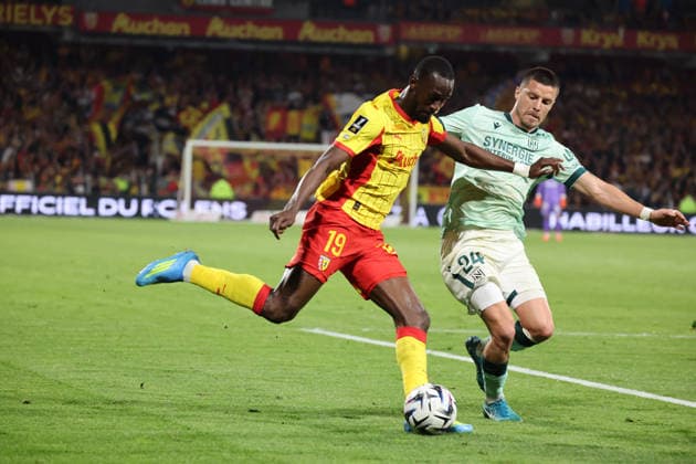 FOOTBALL : RC Lens vs FC Nantes - Ligue 1 J33 - 08 05 2026 Abdallah SIMA (RC Lens) lors du match RC Lens vs FC Nantes, Ligue 1 J33, stade Bollaert-Delelis, le 8 mai 2026 - photo Laurent Sanson PsnewZ  Copyright: xLaurentxSANSONx xPsnewZx