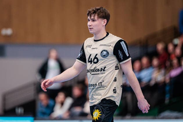 Julian Fuchs (Bergischer HC, 46) GER, GWD Minden vs. Bergischer HC, Handball, 1. Bundesliga, 31. Spieltag, Spielzeit 2025 2026, 08.05.2026 GER, GWD Minden vs. Bergischer HC, Handball, 1. Bundesliga, 31. Spieltag, Spielzeit 2025 2026, 08.05.2026 Minden Copyright: xEibner-Pressefoto JanxRollingerx EP_JSK