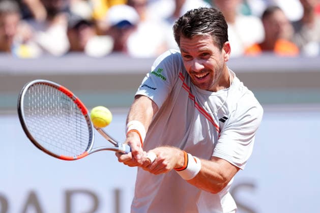 Cameron Norrie of Great Britain during the match against Thiago Agustin Tirante of Argentina at the Internazionali BNL d Italia 2026 tennis tournament at Foro Italico in Rome (Italy) on May, 9, 2026. AntoniettaxBaldassarre