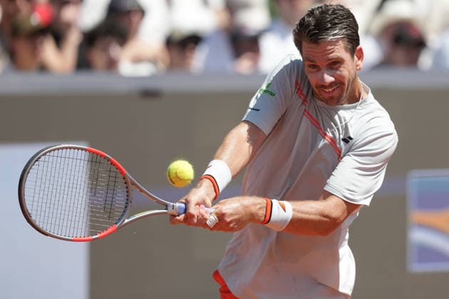 Cameron Norrie of Great Britain during the match against Thiago Agustin Tirante of Argentina at the Internazionali BNL d Italia 2026 tennis tournament at Foro Italico in Rome (Italy) on May, 9, 2026. AntoniettaxBaldassarre