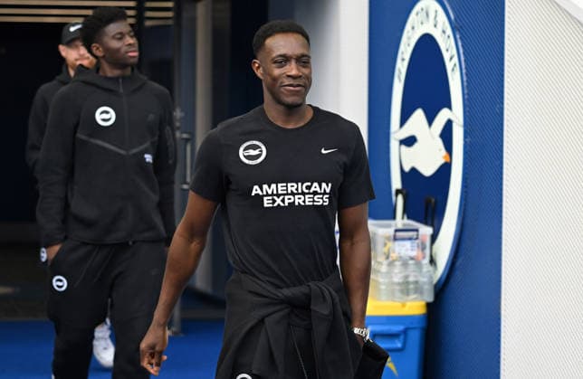 Danny Welbeck of Brighton arrives at the ground ahead of the Premier League match between Brighton and Hove Albion and Wolverhampton Wanderers at the American Express Stadium, Brighton UK - Saturday 9th May 2026 Brighton v Wolves Premier League Football, Amex Stadium, Sussex, UK - 09 May 2026Brighton Amex Stadium Sussex United Kingdom EDITORIAL USE ONLY No use with unauthorised audio, video, data, fixture lists, club league logos or live services. Online in-match use limited to 120 images, no video emulation. No use in betting, games or single club league player publications. . No mer  Copyright: xLizxFinlayson TPI Shutterstockx 16867427h