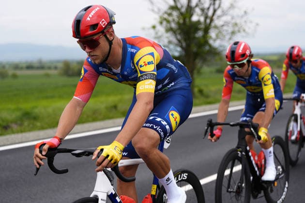 Italy™s Jonathan Milan of Lidl-Trek during Stage 2 of the Giro d™Italia, from Burgas to Veliko Tarnovo, Bulgaria, Saturday, May 9, 2026.  Copyright: xFabioxFerrari LaPressex