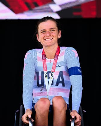 UCI Para Cycling Road World Cup: Round 3 Picture by Olly Hassell SWpix.com - 09 05 2026 - Cycling - UCI Para Cycling Road World Cup: Round 3 - Pescara, Abruzzo, Italy - Women H2 Road Race Podium - Katerina Brim (USA) receives the Gold Medal, Roberta Amadeo (Italy) receives the Silver Medal and Patcharapha Seesen (Thailand) receives the Bronze Medal Copyright: x xSWpix.comx(t axPhotographyxHubxLtd)xOllyxHassell SWpix.comx SWP-3030-14100