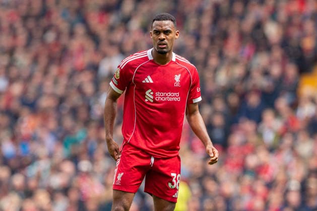 Football - FA Premier League - Liverpool FC v Chelsea FC LIVERPOOL, ENGLAND - Saturday, May 9, 2026: Liverpool s goalscorer Ryan Gravenberch during the FA Premier League match between Liverpool FC and Chelsea FC at Anfield. (Photo by David Rawcliffe Propaganda) LIVERPOOL Anfield MERSEYSIDE ENGLAND  Copyright: xDavidxRawcliffex P2026-05-09-Liverpool_Chelsea-62