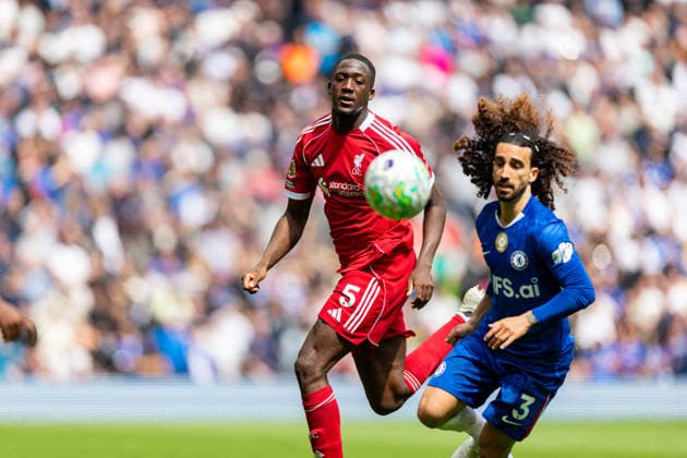 Football - FA Premier League - Liverpool FC v Chelsea FC LIVERPOOL, ENGLAND - Saturday, May 9, 2026: Liverpool s Ibrahima KonatÃ during the FA Premier League match between Liverpool FC and Chelsea FC at Anfield. (Photo by David Rawcliffe Propaganda) LIVERPOOL Anfield MERSEYSIDE ENGLAND  Copyright: xDavidxRawcliffex P2026-05-09-Liverpool_Chelsea-73