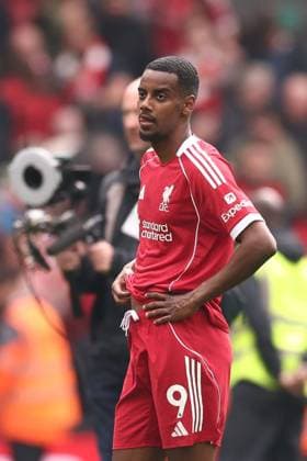 Alexander Isak of Liverpool Liverpool v Chelsea, Premier League, Football, Anfield, Liverpool , UK - 09 May 2026Liverpool Anfield United Kingdom EDITORIAL USE ONLY No use with unauthorised audio, video, data, fixture lists, club league logos or live services. Online in-match use limited to 120 images, no video emulation. No use in betting, games or single club league player publications.  Copyright: xRyanxBrowne Shutterstockx 16861683cs