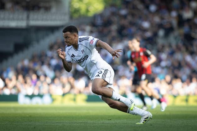 Rodrigo Muniz of Fulham sprinting towards attack during the Premier League match between Fulham and Bournemouth at Craven Cottage on May 9, 2026 in London, England. (Photo by Pedro Soares SPP) Copyright: xPedroxSoaresx xSPPx Sportspressphoto_SPR143093
