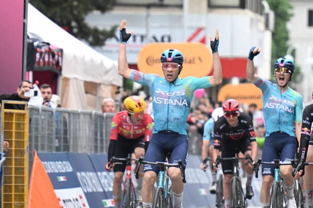 09-05-2026 Giro D italia; Tappa 02 Burgas - Veliko Tarnovo; 2026, Xds - Astana; Silva, Guilermo Thomas; Scaroni, Christian; Veliko Tarnovo; 