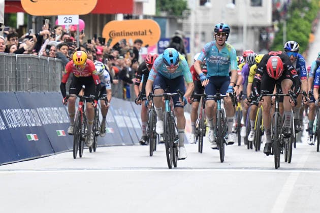 09-05-2026 Giro D italia; Tappa 02 Burgas - Veliko Tarnovo; 2026, Xds - Astana; Silva, Guilermo Thomas; Scaroni, Christian; Veliko Tarnovo; 