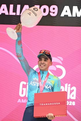 09-05-2026 Giro D italia; Tappa 02 Burgas - Veliko Tarnovo; 2026, Xds - Astana; Silva, Guilermo Thomas; Veliko Tarnovo; 