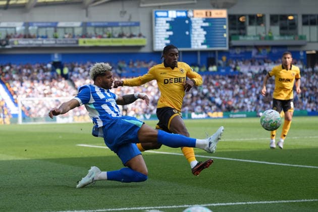 Brighton and Hove Albion v Wolverhampton, Premier League, Football, Amex Stadium, Brighton, UK - 09 May 2026 Georginio Rutter of Brighton. Brighton Amex Stadium Brighton UK, UK NEWSPAPERS OUT Copyright: xSeanxRyanx