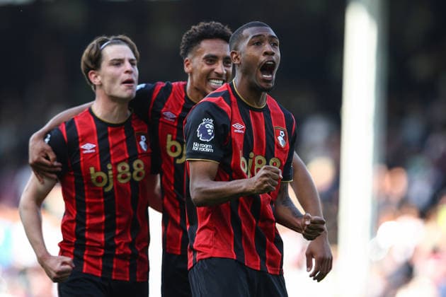 Premier League: Fulham v AFC Bournemouth LONDON, UK - 9th May 2026: Rayan of AFC Bournemouth celebrates after the Premier League match between Fulham FC and AFC Bournemouth at Craven Cottage London Craven Cottage England United Kingdom Copyright: xCraigxMercerx xPeakxActionxPhotosx