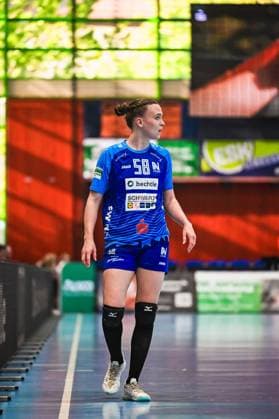 Szene mit Lilli Holste (58; Union Neckarsulm) in der Ballei Szene mit Lilli Holste (58; Sport-Union Neckarsulm)