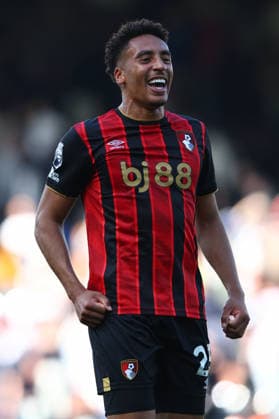 Premier League: Fulham v AFC Bournemouth LONDON, UK - 9th May 2026: James Hill of AFC Bournemouth celebrates after the Premier League match between Fulham FC and AFC Bournemouth at Craven Cottage London Craven Cottage England United Kingdom Copyright: xCraigxMercerx xPeakxActionxPhotosx