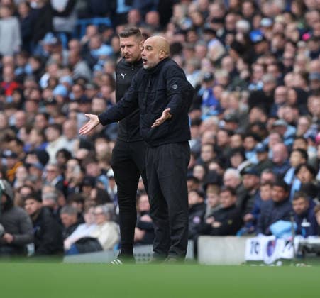 21.02.2026 Manchester City v Brentford, Premier League, Etihad Stadium, Manchester Times Photographer Bradley Ormesher. 09.05.2026 Manchester City v Brentford, Premier League, Etihad Stadium, Manchester Manchester City Manager Pep Guardiola Times Photographer Bradley Ormesher.  Copyright: xBradleyxOrmesherx NINTCHDBPICT001079392293