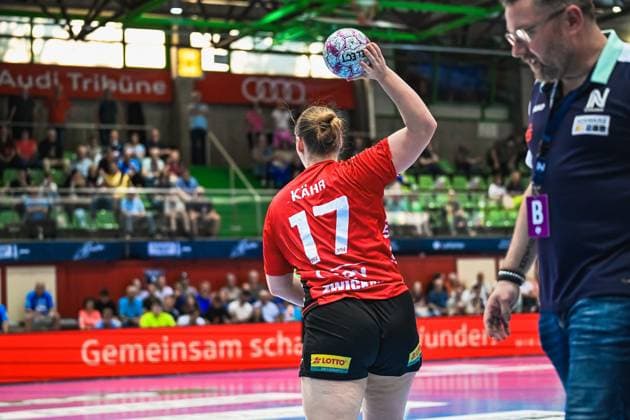 Szene mit Charlotte Kehr (17; BSV Sachsen Zwickau) Szene mit Charlotte Kehr (17; BSV Sachsen Zwickau)