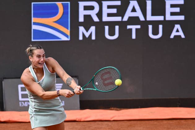 TENNIS - Internazionali di Tennis - Internazionali BNL d Italia Photo by IPA ABACAPRESS.COM84518719 - Aryna Sabalenka in action against Sorana Cirstea of Romania during the Internazionali BNL d Italia Day Four at Foro Italico on May 08, 2026 in Rome, Italy. Rome Italy  Copyright: xIPAxSport ABACAx