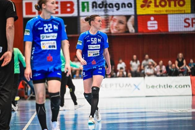 Szene mit Lilli Holste (58; Union Neckarsulm) Szene mit Lilli Holste (58; Sport-Union Neckarsulm)
