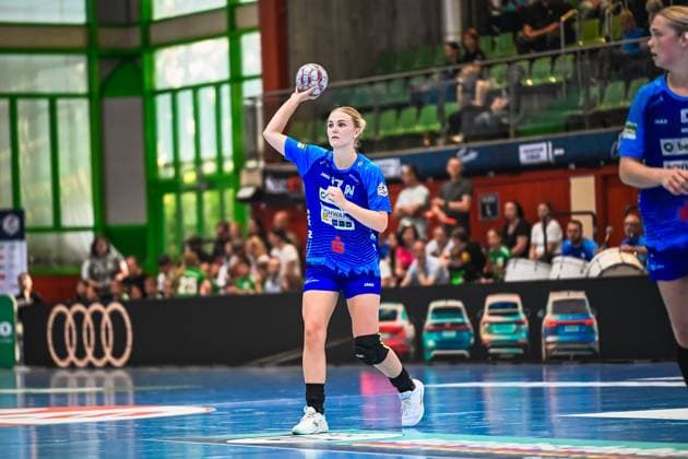 Szene mit Lynn Holtman (17; Union Neckarsulm) Szene mit Lynn Holtman (17; Sport-Union Neckarsulm)