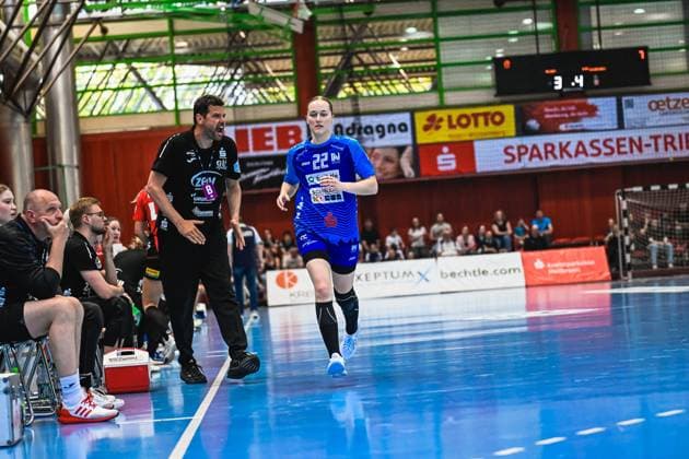 Szene mit Meret Ossenkopp (22; Union Neckarsulm) Szene mit Meret Ossenkopp (22; Sport-Union Neckarsulm)