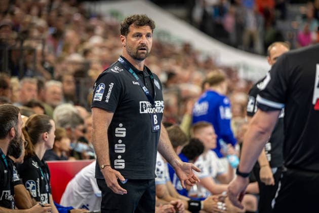 DAIKIN HBL: SG Flensburg-Handewitt vs TBV Lemgo Lippe; 09.05.26 Florian Kehrmann (Trainer VfL Gummersbach) DAIKIN HBL: SG Flensburg-Handewitt vs TBV Lemgo Lippe, GP JOULE Arena am 09.05.26 Copyright: xBEAUTIFULxSPORTS MarioxM.xKobergx