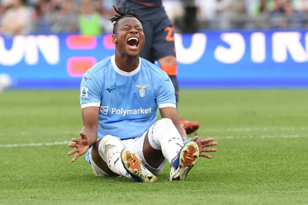 IPA84520864 - Tijjani Noslin of SS Lazio gestures during the Serie A Enelive match between SS Lazio vs FC Internazionale at Olimpico Stadium  Copyright: xAgostinoxGemito IPAxSportx xx 84520864