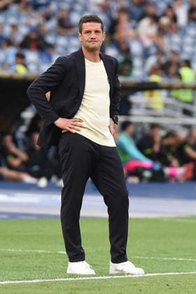 IPA84520877 - Cristian Chivu coach of FC Internazionale looks during the Serie A Enelive match between SS Lazio vs FC Internazionale at Olimpico Stadium  Copyright: xAgostinoxGemito IPAxSportx xx 84520877