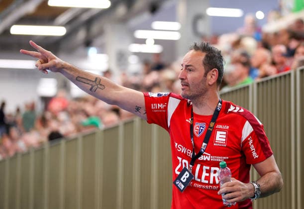 09.05.2026, Deutschland, Backnang, Handball 2. Bundesliga, HC Oppenweiler Backnang vs. SG BBM Bietigheim, BBM Trainer Iker Romero