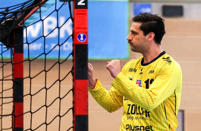 09.05.2026, Deutschland, Backnang, Handball 2. Bundesliga, HC Oppenweiler Backnang vs. SG BBM Bietigheim, Martin Tomovski (BBM)