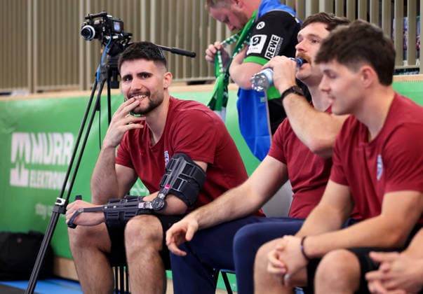 09.05.2026, Deutschland, Backnang, Handball 2. Bundesliga, HC Oppenweiler Backnang vs. SG BBM Bietigheim, Juan de la Pena (BBM)