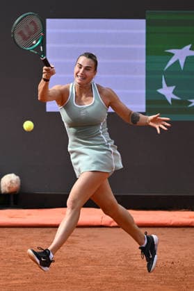 TENNIS - Internazionali di Tennis - Internazionali BNL d Italia Photo by IPA ABACAPRESS.COM84518918 - Aryna Sabalenka in action against Sorana Cirstea of Romania during the Internazionali BNL d Italia Day Four at Foro Italico on May 08, 2026 in Rome, Italy. Rome Italy  Copyright: xIPAxSport ABACAx