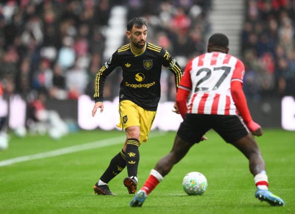 Bruno Fernandes of Manchester United, ManU during the Premier League 2025 26 League match between Sunderland and Manchester United at Stadium of Light on May 9th, 2026 in Sunderland, England. Copyright: xRichardxLee SportsxPressxPhotox Sportspressphoto_SPR143271
