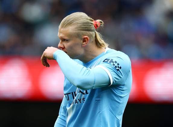 Erling Haaland of Manchester City looks dejected Manchester City v Brentford, Premier League, Football, Etihad Stadium, Manchester , UK - 09 May 2026Manchester Etihad Stadium United Kingdom EDITORIAL USE ONLY No use with unauthorised audio, video, data, fixture lists, club league logos or live services. Online in-match use limited to 120 images, no video emulation. No use in betting, games or single club league player publications. Copyright: xMattxWest Shutterstockx 16861722ah
