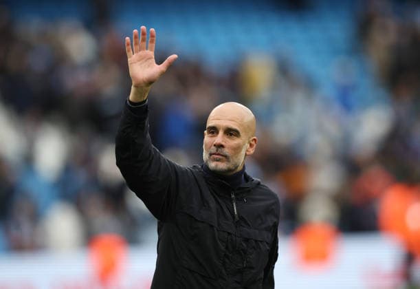 21.02.2026 Manchester City v Brentford, Premier League, Etihad Stadium, Manchester Times Photographer Bradley Ormesher. 09.05.2026 Manchester City v Brentford, Premier League, Etihad Stadium, Manchester Manchester City Manager Pep Guardiola at end of game Times Photographer Bradley Ormesher.  Copyright: xBradleyxOrmesherx NINTCHDBPICT001079411782