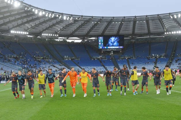 SS Lazio v Inter Milan - Serie A ROME, ITALY - MAY 9: Players of Inter Milan pose for a photo before the Italian Serie A football match between SS Lazio and FC Inter Milan at Stadio Olimpico on May 9, 2026 in Rome, Italy. Claudio Pasquazi Anadolu Rome Italy. Editorial use only. Please get in touch for any other usage.  Copyright: x2026xAnadoluxClaudioxPasquazix