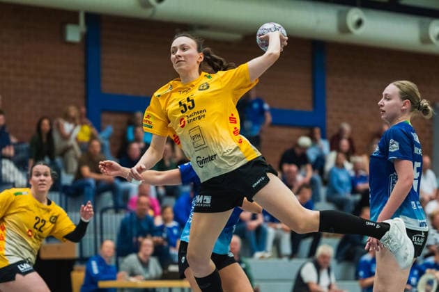 Alicja Pekala (HC Roedertal, 55) beim Sprungwurf Bergischer HC vs. HC Roedertal, Handball, 2.Handball-Bundesliga, 27.Spieltag, Saison 2025 26, 09.05.2026, Bergischer HC vs. HC Roedertal, Handball, 2.HBL, 27.Spieltag, Saison 2025 26, 09.05.2026 Solingen Copyright: xEibner-Pressefoto LukasxBaldygax EP_LBA