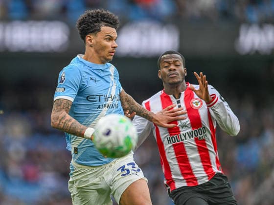 Manchester City v Brentford Premier League Nico OReilly of Manchester City during the Premier League match at the Etihad Stadium, Manchester 09 05 2026 UK Newspapers OUT Copyright: xKarlxVallantinex FIL-23409-0076