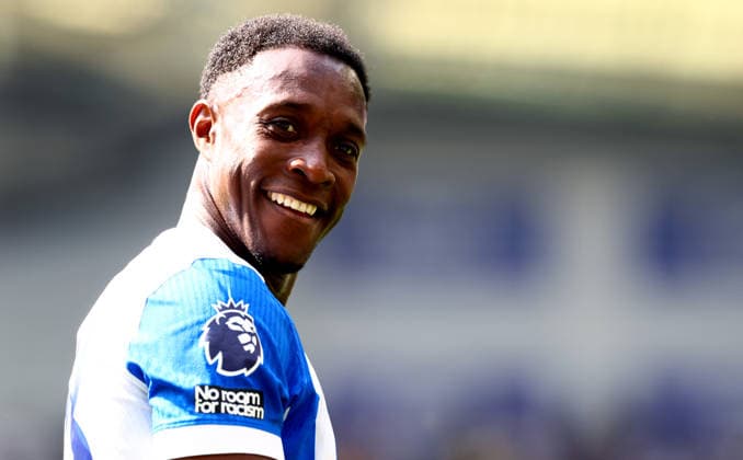 Danny Welbeck of Brighton and Hove Albion. Brighton and Hove Albion v Wolverhampton Wanderers, Premier League, Football, American Express Community Stadium, Brighton , UK - 09 May 2026Brighton American Express Community Stadi United Kingdom EDITORIAL USE ONLY No use with unauthorised audio, video, data, fixture lists, club league logos or live services. Online in-match use limited to 120 images, no video emulation. No use in betting, games or single club league player publications.  Copyright: xJamesxMarsh Shutterstockx 16861685cf