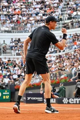 Foto IPP Cavaliere Emiliano. Roma 09 05 2026. Tennis Internazionali d Italia 2026. Nella foto: Jannik Sinner. Italy Photo Press - World Copyright italy ITALY  Copyright: xR4924_italyphotopressx