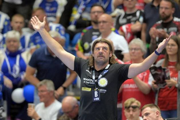Sebastian Hinze (Trainer ThSV Eisenach) , GER, MT Melsungen - ThSV Eisenach, Handball, 1. Bundesliga, 31. Spieltag, Saison 2025 2026, 09.05.2026, GER, MT Melsungen - ThSV Eisenach, Handball, 1. Bundesliga, 31. Spieltag, Saison 2025 2026, 09.05.2026 Kassel Copyright: xEibner-Pressefotox xRolandxSippelx EP_RSL
