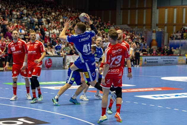 DAIKIN Handball Bundesliga, Kassel, MT Melsungen vs. ThSV Eisenach, Rothenbach-Halle Kassel; 09.05.2026 DAIKIN Handball Bundesliga, Kassel, Germany - 09.05.2026: Vukasin Antonijevic (ThSV Eisenach, 41) am Ball, Handball BundesligaL, Spiel der MT Melsungen vs. ThSV Eisenach, Rothenbach-Halle Kassel Copyright: xBEAUTIFULxSPORTS Freudensteinx