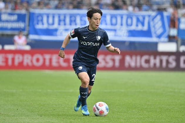 Koji Miyoshi (VfL Bochum) 09.05.2026, Fussball 2. Bundesliga, Saison 2025 2026, 33. Spieltag, VfL Bochum - Hannover 96 1:1 DFL regulations prohibit any use of photographs as image sequences and or quasi-video Bochum Vonovia Ruhrstadion Nordrhein Westfalen Deutschland