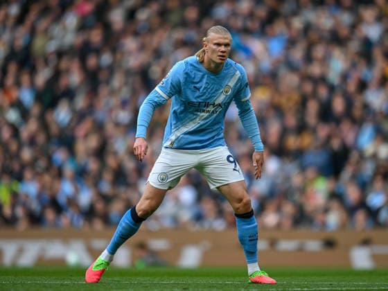 Manchester City v Brentford Premier League Erling Haland of Manchester City during the Premier League match at the Etihad Stadium, Manchester 09 05 2026 UK Newspapers OUT Copyright: xKarlxVallantinex FIL-23409-0100