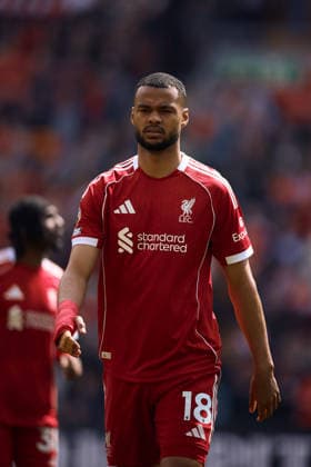 Cody Gakpo of Liverpool during a Premier League 2025-26 football match between Liverpool and Chelsea at Anfield in Liverpool, England Copyright: xKobyxAbott SPPx Sportspressphoto_SPR143492