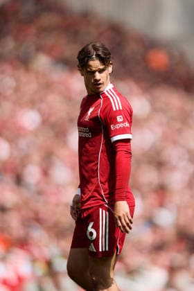 Milos Kerkez of Liverpool during a Premier League 2025-26 football match between Liverpool and Chelsea at Anfield in Liverpool, England Copyright: xKobyxAbott SPPx Sportspressphoto_SPR143498