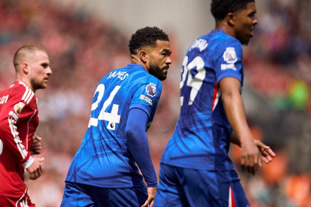 Reece James of Chelsea during a Premier League 2025-26 football match between Liverpool and Chelsea at Anfield in Liverpool, England Copyright: xKobyxAbott SPPx Sportspressphoto_SPR143568