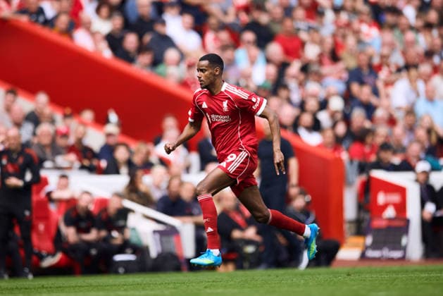 Alexander Isak of Liverpool during a Premier League 2025-26 football match between Liverpool and Chelsea at Anfield in Liverpool, England Copyright: xKobyxAbott SPPx Sportspressphoto_SPR143571