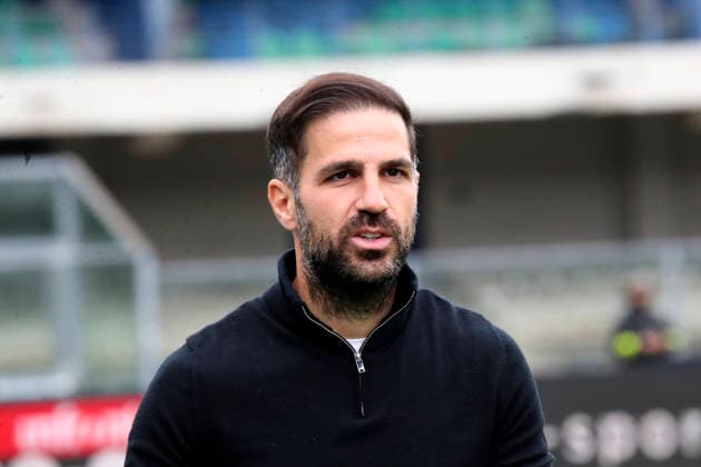 Verona™s head coach Paolo Sammarco como™a Fabregas Cesc during the Serie A soccer match between Hellas Verona and Como at the Bentegodi Stadium in Verona, north west Italy - Sunday , May 10 , 2026. - Soccer .  Copyright: xPaolaxGarbuio Lapressex