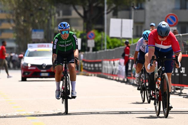 UCI Para Cycling Road World Cup: Round 3 Picture by Olly Hassell SWpix.com - 10 05 2026 - Cycling - UCI Para Cycling Road World Cup: Round 3 - Pescara, Abruzzo, Italy - Women C3 Road Race - Richael Timothy (Ireland) crosses the line Copyright: x xSWpix.comx(t axPhotographyxHubxLtd)xOllyxHassell SWpix.comx SWP-3030-14300
